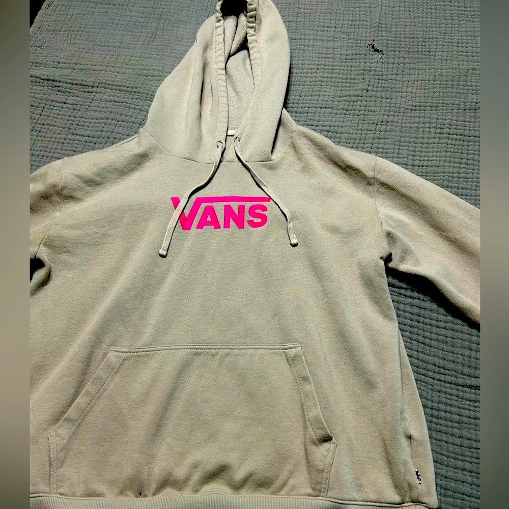 Light pink vans hoodie